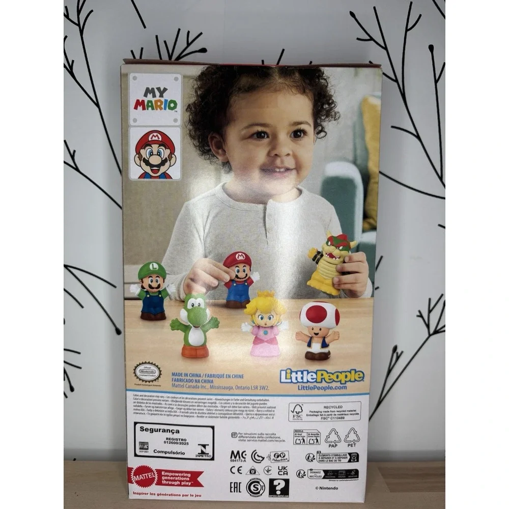 Fisher-Price Little People My Mario Mario's Adventure Playset w/ LP Extras NIP